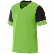 Men Vneck duo colour sleeve green