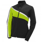 jacket chest sleeve wave panel green