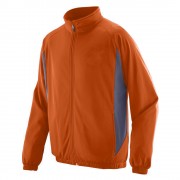 jacket raglan panel orange