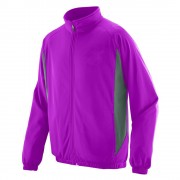 jacket raglan panel purple