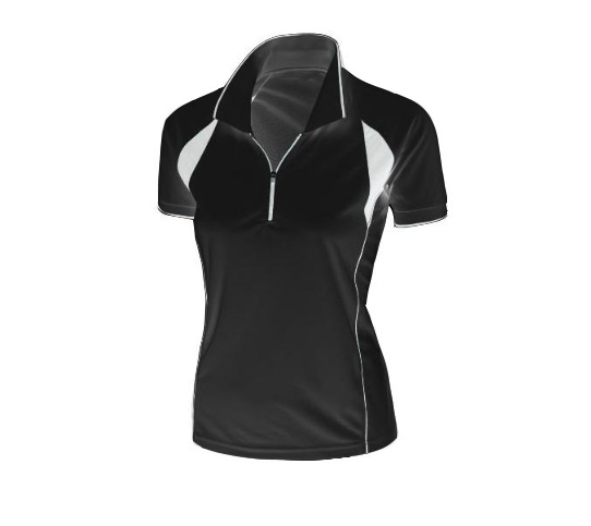 Ladies Polo Zipper Tshirt – deconcept