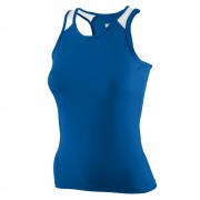 ladies singlet blue