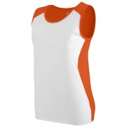 ladies tanktop panel orange