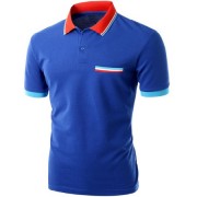 men hidden pocket polo