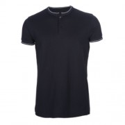 Men mini collar polo