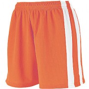 shorts with duo panel orange