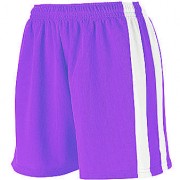 shorts with duo panel purple